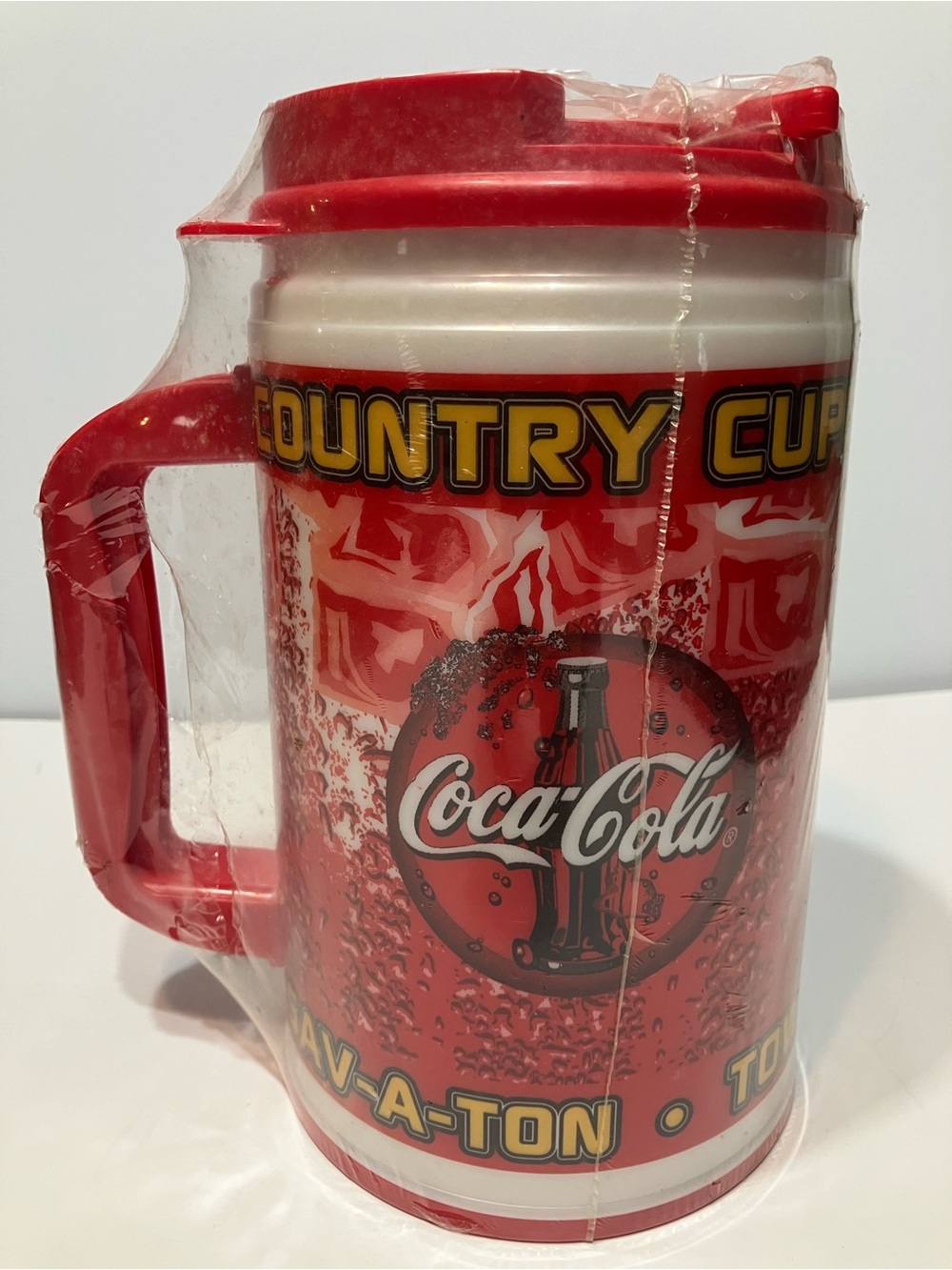 2001 Whirley Coca Cola 32 oz Insulated Travel Mug Jug with Lid USA Sealed NEW